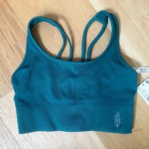 Free People On The Rise Bra - Green - XS/S, tags still on